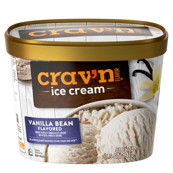 Save $1.00 off 2 Crav'n Flavor ICE CREAM - Various Flavors - 48 oz