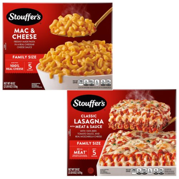$2 off Stouffer’s Family Size