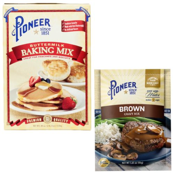 $.50 Off 1 Pioneer Bake & 1 Gravy