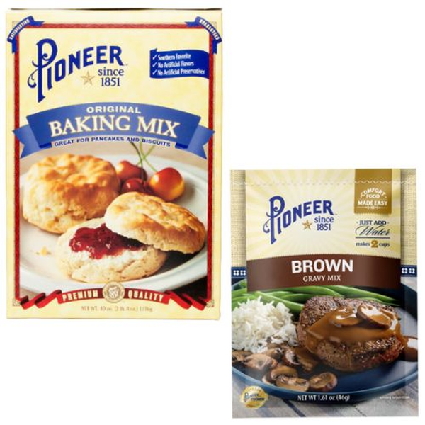 $.50 Off 1 Pioneer Bake & 1 Gravy
