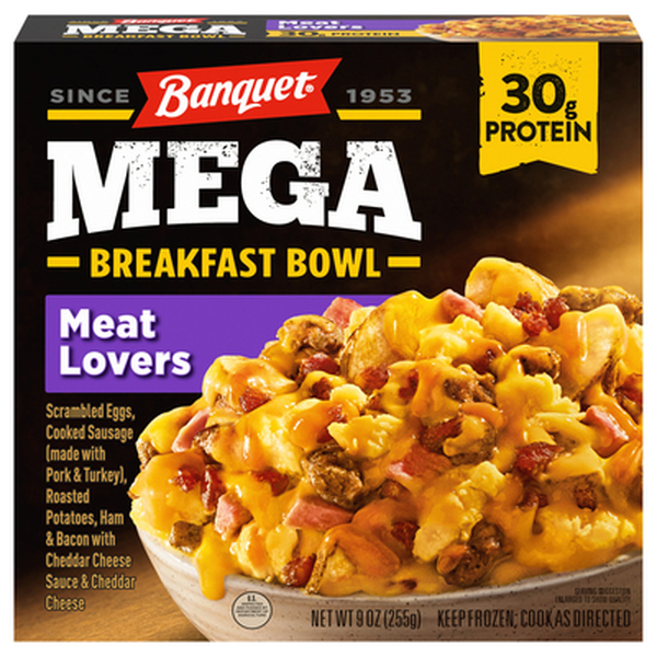 Save $1.00 When you buy 2 Banquet MEGA Breakfast Bowls