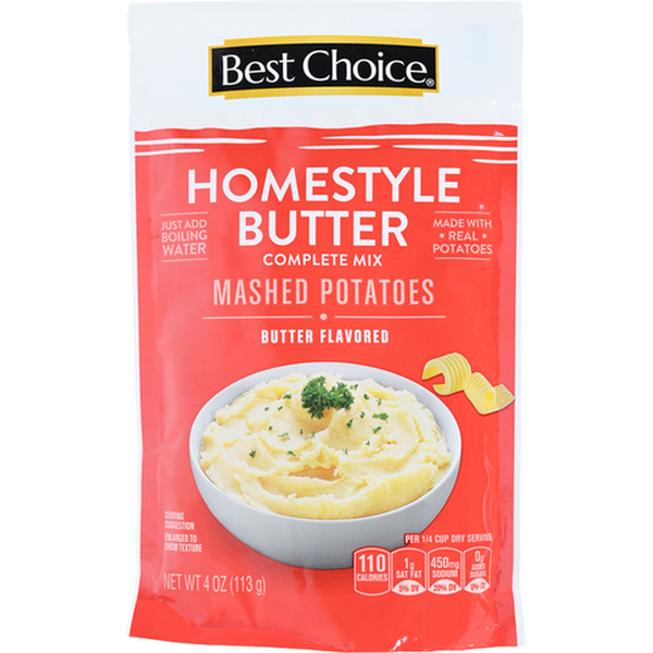 Save $1.00 off 2 Best Choice MASHED POTATO MIXES - VARIOUS FLAVORS - 4 oz