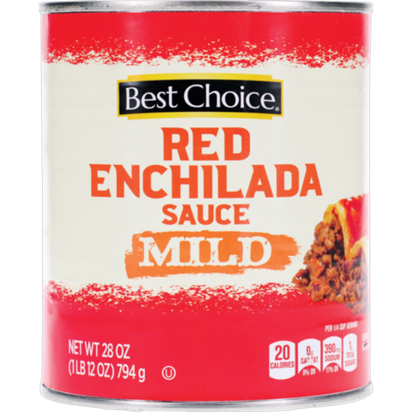 Save $1.00 off 2 Best Choice MEDIUM RED ENCHILADA SAUCE – 28 oz