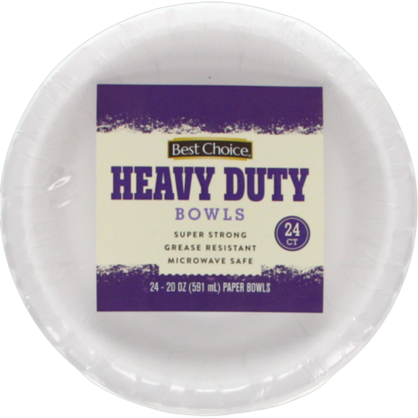 Save $1.00 off Best Choice DISPOSABLE BOWLS – STRONG OR DESIGNER – 24 and 35 CT