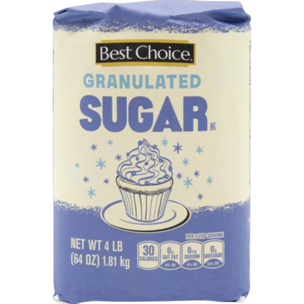 Save $0.50 on Best Choice  GRANULATED SUGAR  - 4 LB