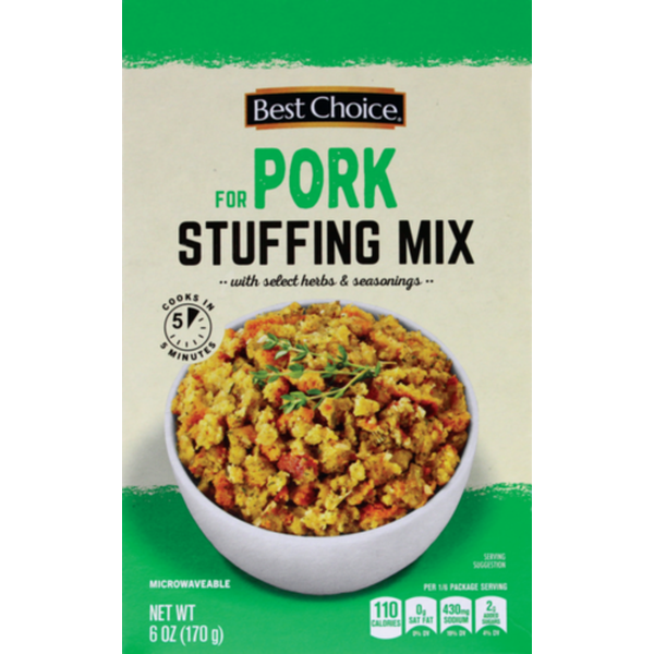 Save $1.00 off 2 on Best Choice STUFFING MIX – Various Flavors – 6 OZ