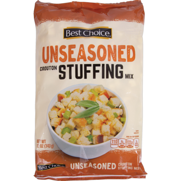 Save $0.50 on Best Choice CROUTON STUFFING - SEASONED or UNSEASONED - 12 OZ