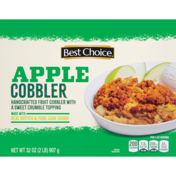 Save $1.00 on Best Choice FROZEN COBBLERS – Various Flavors – 32 OZ