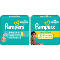 Pampers Pure Protection Diapers Size 1 (8-14 Lb.) 82 Ct., Diapers, Baby &  Toys